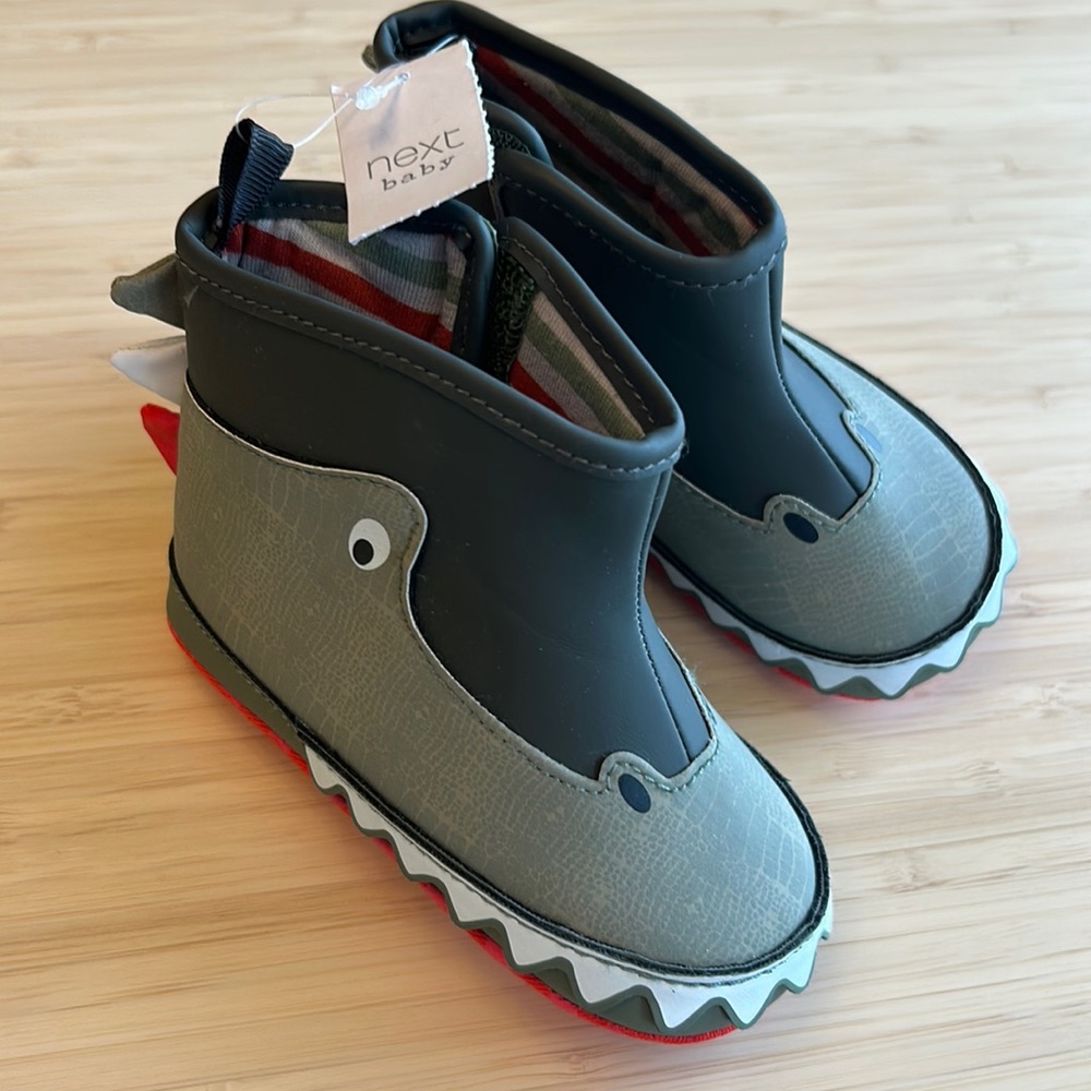 Next Baby Dino Booties 18-24 months